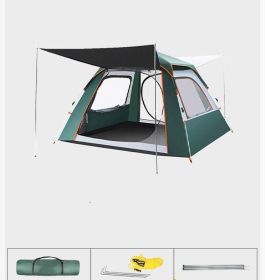 Foldable Automatic Thickening Sunscreen Wild Picnic Home Full Set Camping Tent (Option: Vinyl58-2 Style)