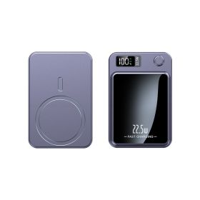 Magnetically Absorbed Wireless Charging Treasure Ultrathin (Option: Purple-10000mAh)