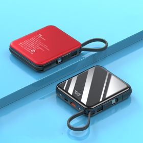 66W Super Fast Charging Power Bank Super Large Capacity (Option: Red-10000Ah)