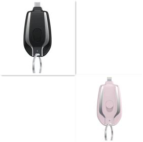 Keyring Charging Bank Wireless Portable 1500 Mah Emergency Power Supply Telescopic Small Mobile Power Supply (Option: Set3-Iphone)