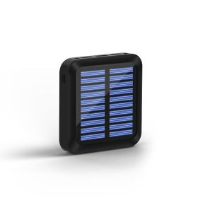 The Solar Power Bank Is Small And Portable (Option: Black-10000mAh)