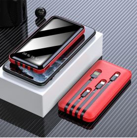 Large capacity mobile power (Color: Red)