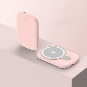 Magsafe Magnetic Absorption Power Bank (Option: Barbie Pink-5000mAh)