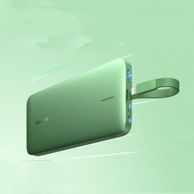 PD20W Flash Charger Special Compact Thin Outdoor Mobile Power Supply (Option: Green-10000mah)